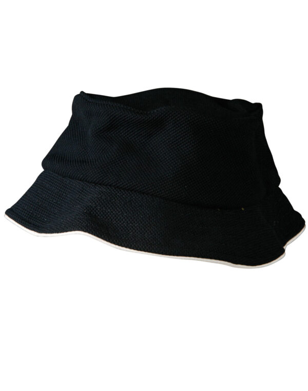 Pique Mesh With Sandwich Bucket Hat - Image 6