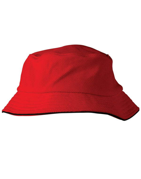Pique Mesh With Sandwich Bucket Hat - Image 7