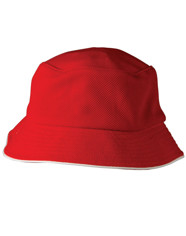 Pique Mesh With Sandwich Bucket Hat - Image 8