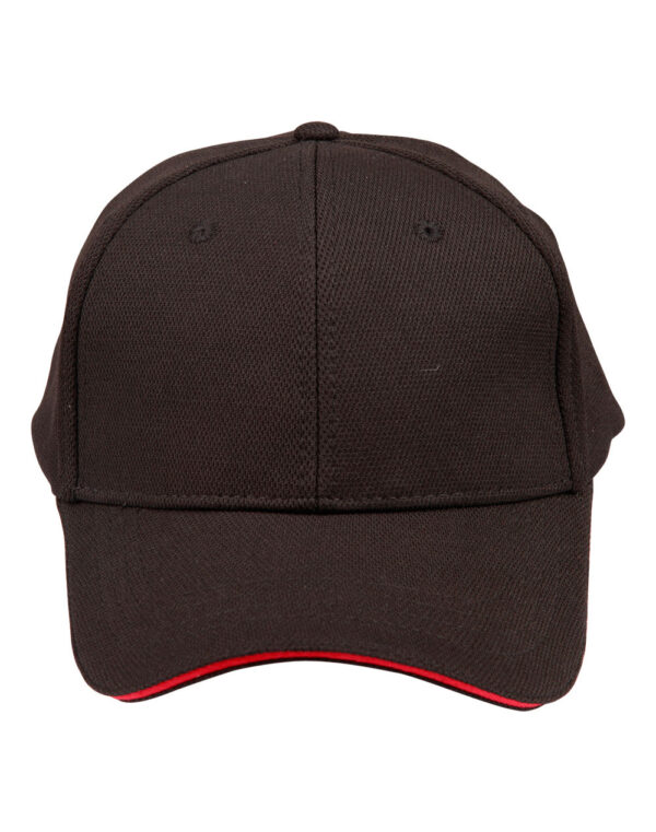 Pique Mesh With Contrast Sandwich - Image 3