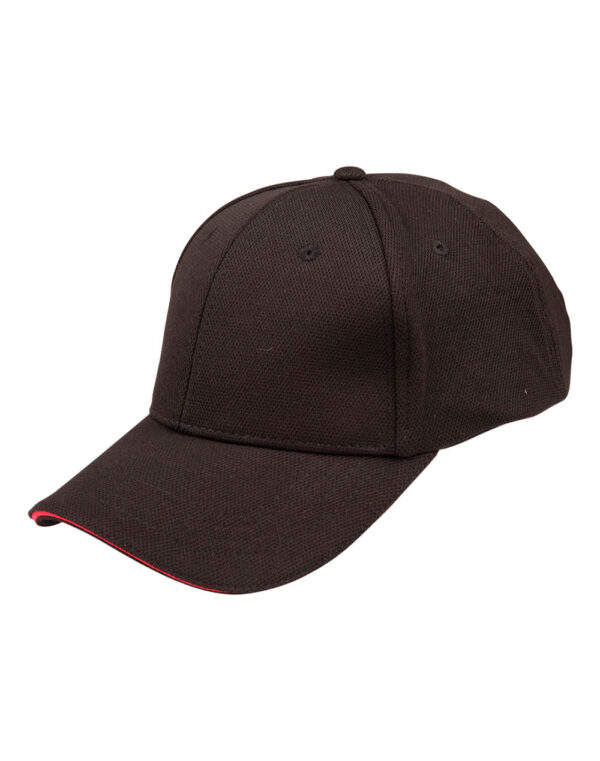 Pique Mesh With Contrast Sandwich - Image 2