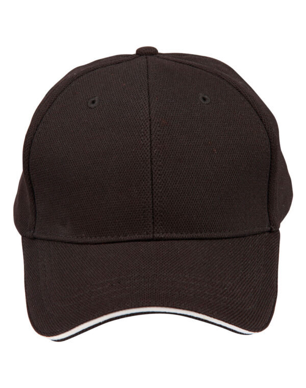 Pique Mesh With Contrast Sandwich - Image 4