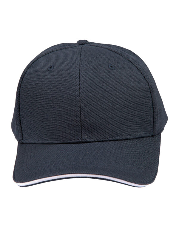Pique Mesh With Contrast Sandwich - Image 7