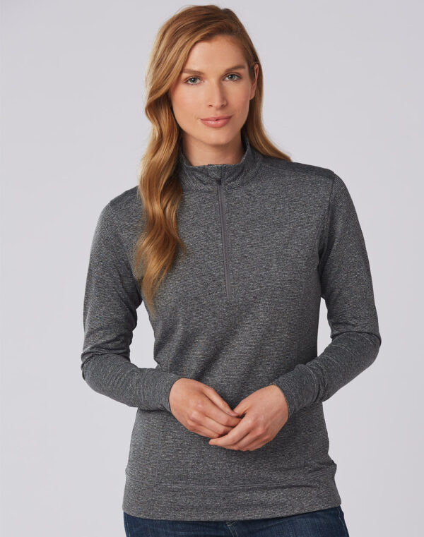 Ultimate Half Zip Long Sleeve Sweat Top  Ladies