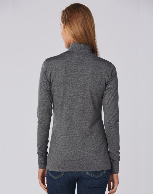 Ultimate Half Zip Long Sleeve Sweat Top  Ladies - Image 2