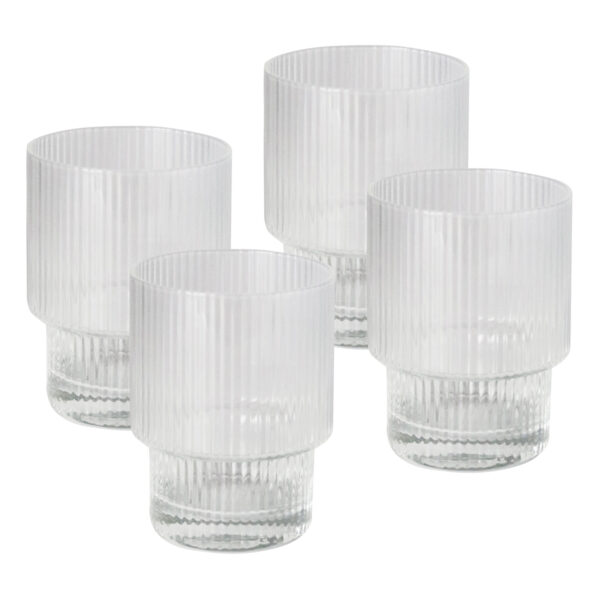 Linnea Ribbed Glass Tumbler - Image 2