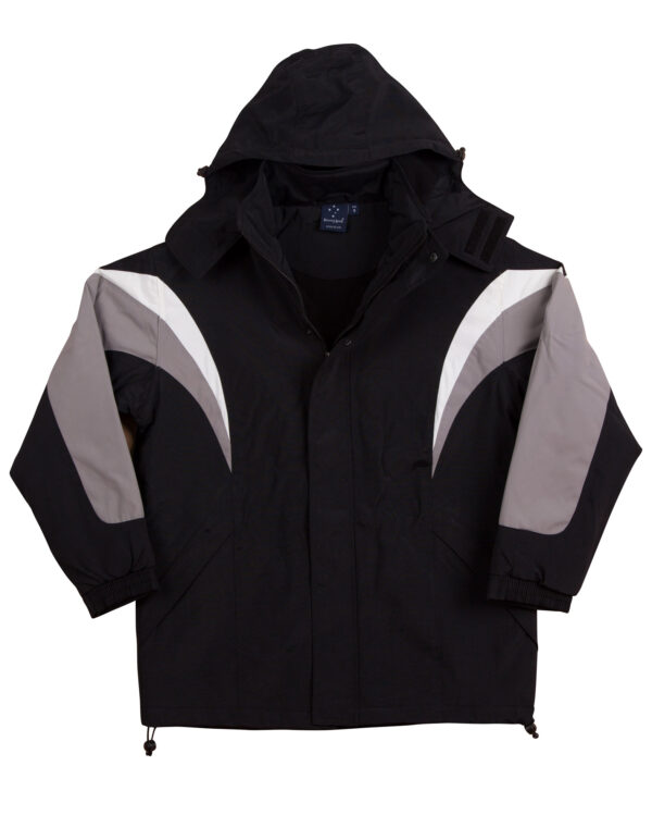 Bathurst Tri Colour Jacket With Hood Unisex - Image 3