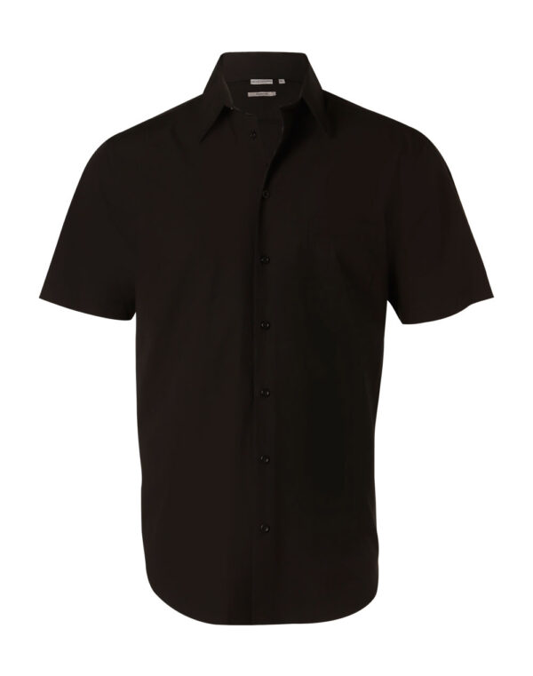 Men's Cotton/Poly Stretch Short Sleeve Shirt - Image 3
