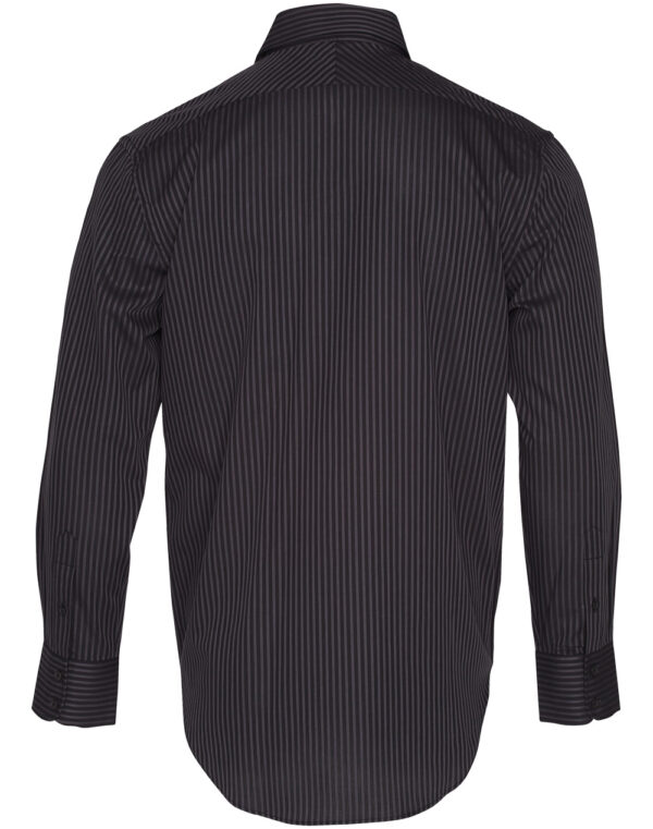 Men's Dobby Stripe Long Sleeve Shirt - Image 2