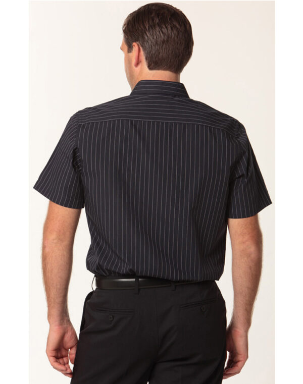 Men's Pin Stripe Short Sleeve Shirt - Image 2