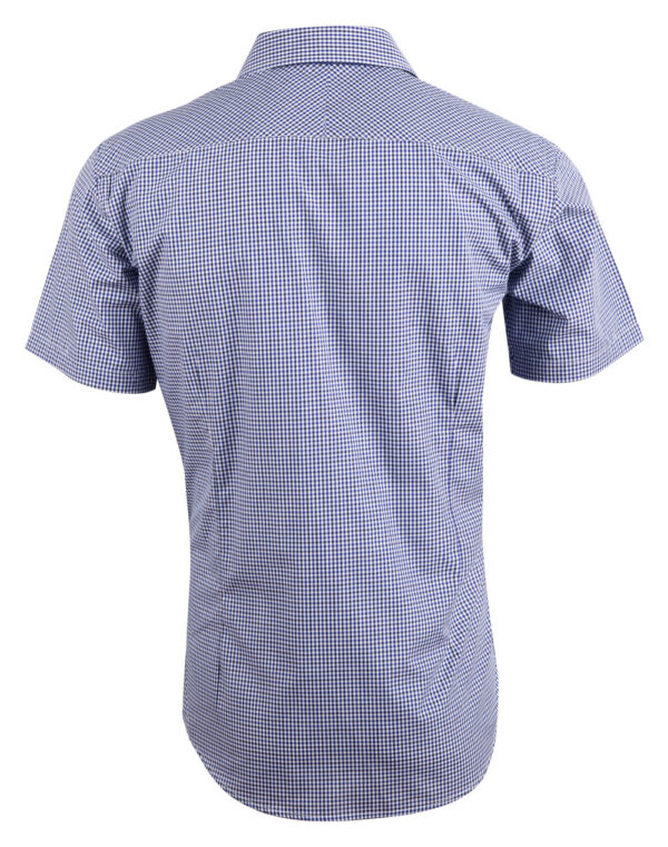 Men’s Multi Tone Check Short Sleeve Shirt - Image 2