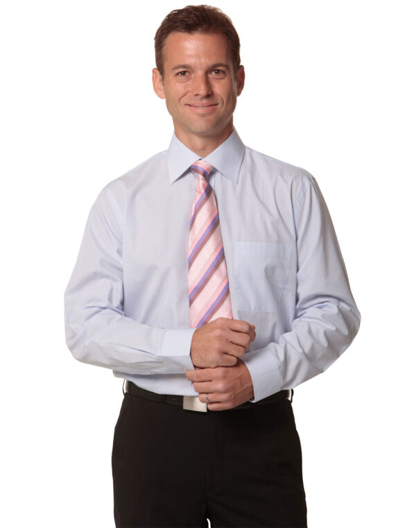 Men's Mini Check Long Sleeve Shirt - Image 2