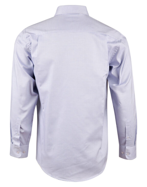 Men's Dot Contrast Long Sleeve Shirt - Image 2