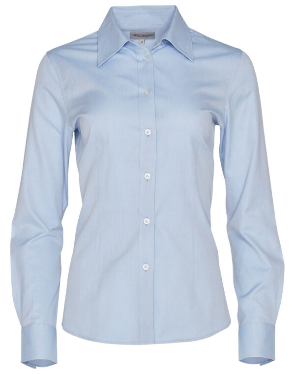 Women's Pinpoint Oxford Long Sleeve Shirt - Image 3