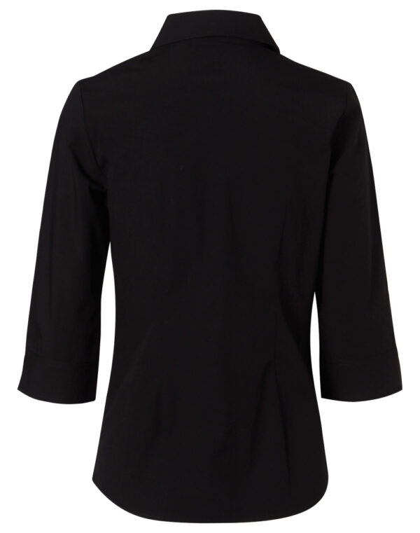 Women's Cotton/Poly Stretch 3/4 Sleeve Shirt - Image 2