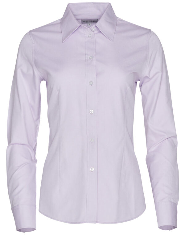 Women's Cvc Oxford Long Sleeve Shirt - Image 4