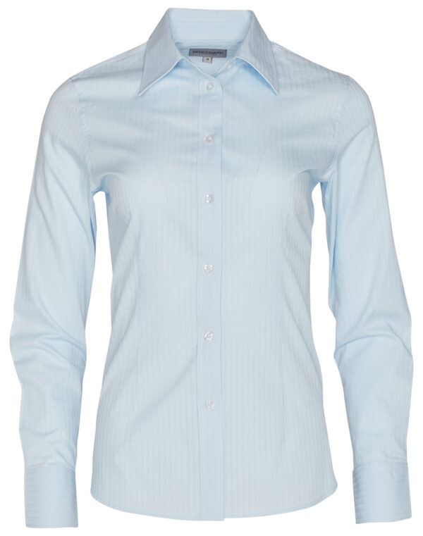 Women's Self Stripe Long Sleeve Shirt - Image 3
