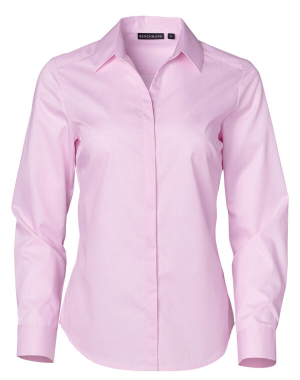Barkley Ladies Taped Seam Long Sleeve Shirt - Image 4
