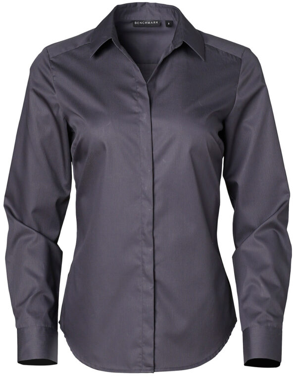 Barkley Ladies Taped Seam Long Sleeve Shirt - Image 5