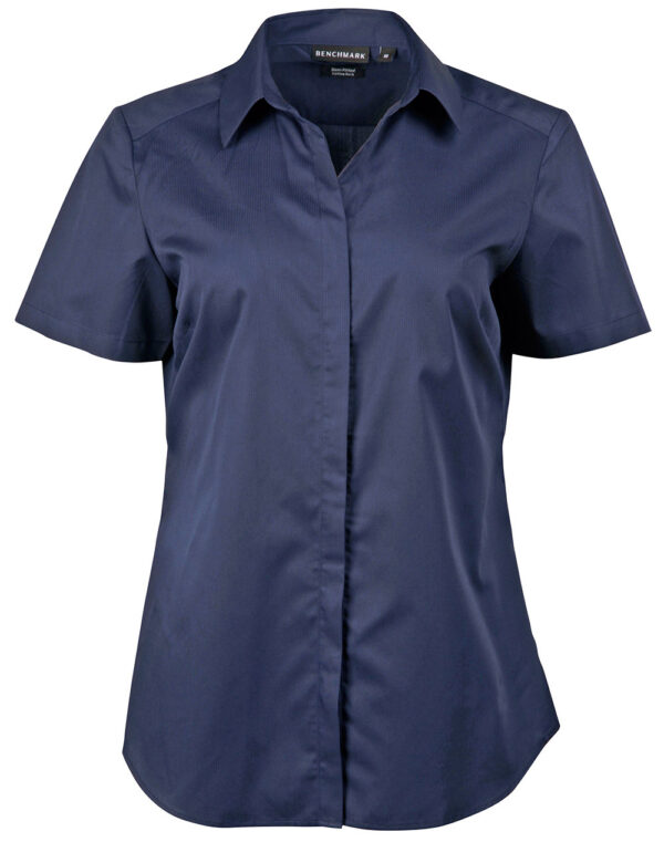 Barkley Ladies Taped Seam Short Sleeve Shirt - Image 3