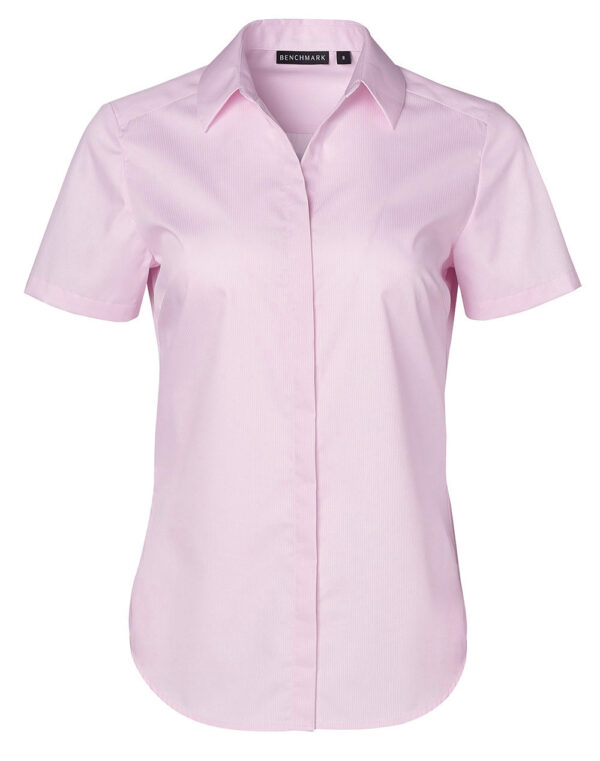 Barkley Ladies Taped Seam Short Sleeve Shirt - Image 4