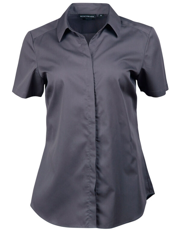 Barkley Ladies Taped Seam Short Sleeve Shirt - Image 5