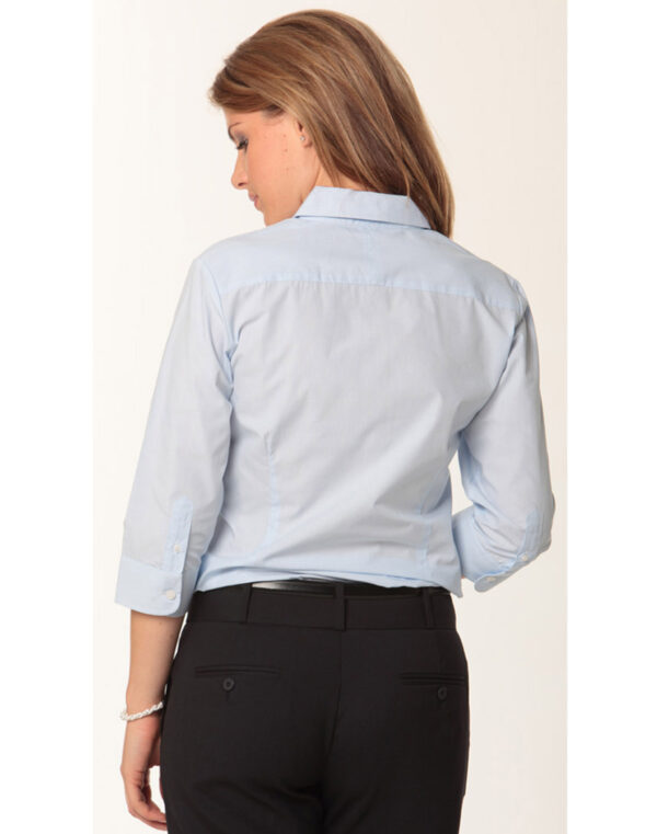 Women's Fine Stripe 3/4 Sleeve Shirt - Image 2