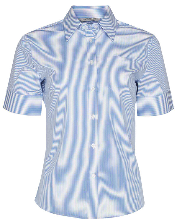 Women's Balance Stripe Short Sleeve Shirt - Image 3