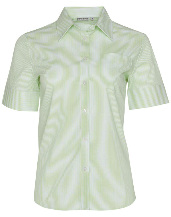 Women's Balance Stripe Short Sleeve Shirt - Image 4