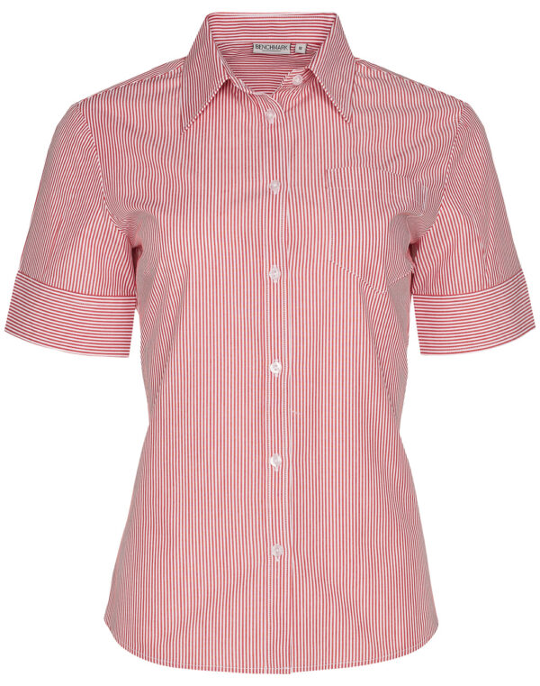 Women's Balance Stripe Short Sleeve Shirt - Image 5