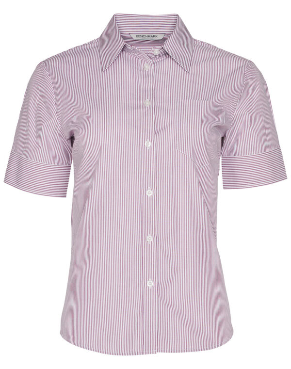Women's Balance Stripe Short Sleeve Shirt - Image 6