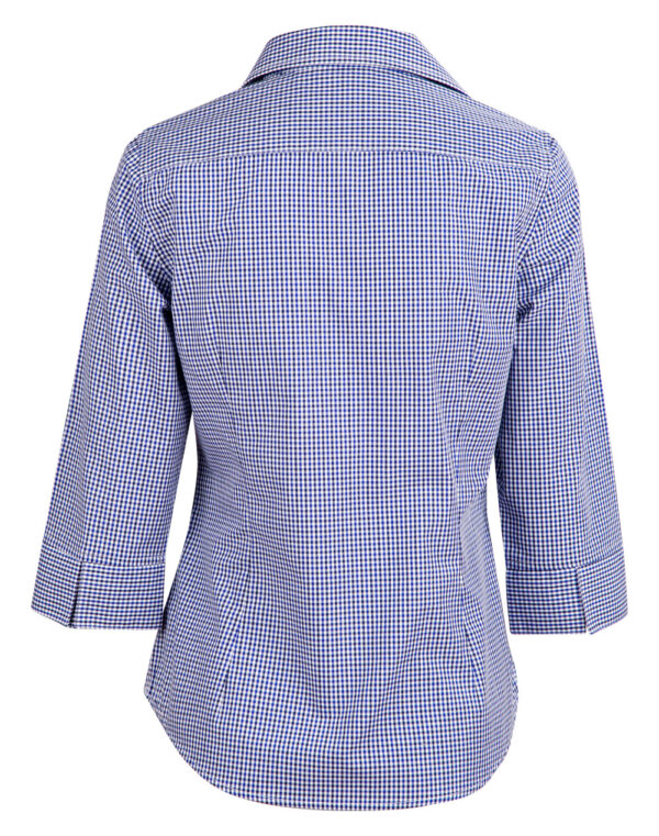 Ladies’ Multi Tone Check 3/4 Sleeve Shirt - Image 2