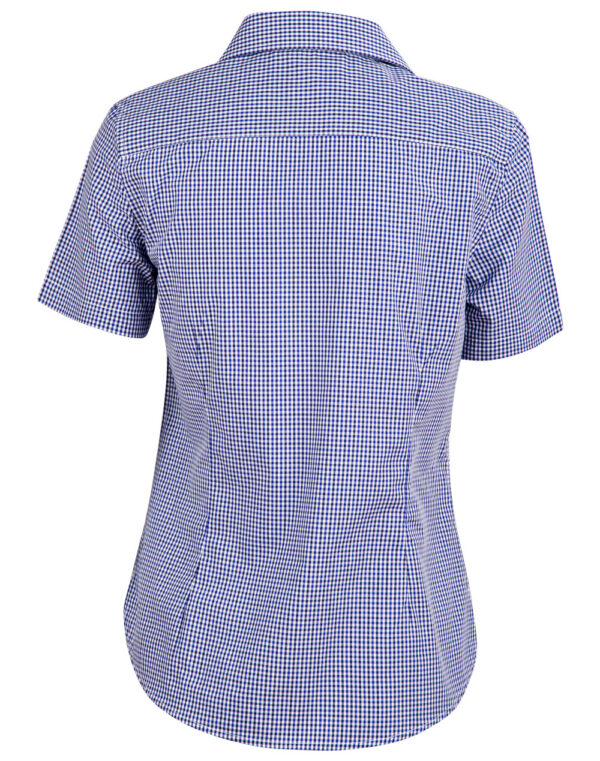 Ladies’ Multi Tone Check Short Sleeve Shirt - Image 2