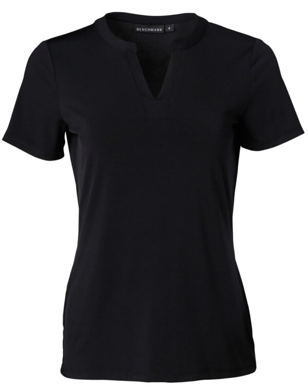 Ladies Short Sleeve Knit Top Sofia - Image 3