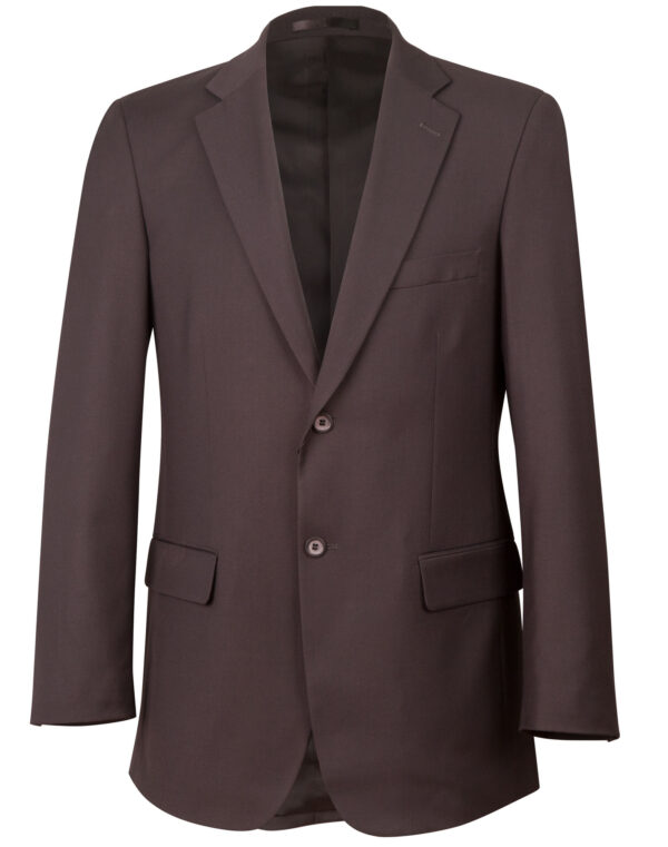 Men's Wool Blend Stretch Two Buttons Jacket - Image 4
