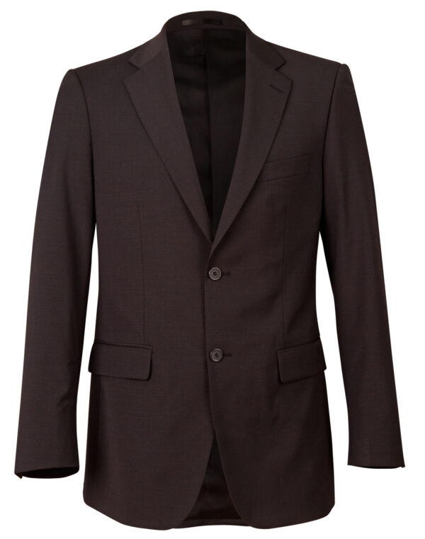 Men's Wool Blend Stretch Two Buttons Jacket - Image 5
