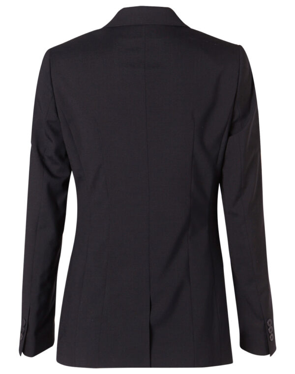 Women's Wool Blend Stretch Mid Length Jacket - Image 2