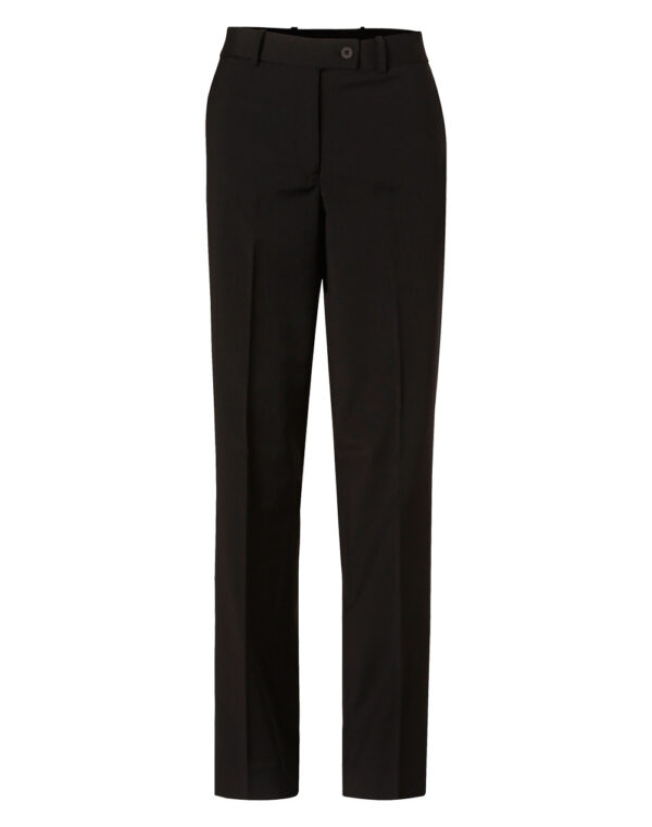 Women's Wool Blend Stretch Slim Leg Flexi Waist Pants - Image 5