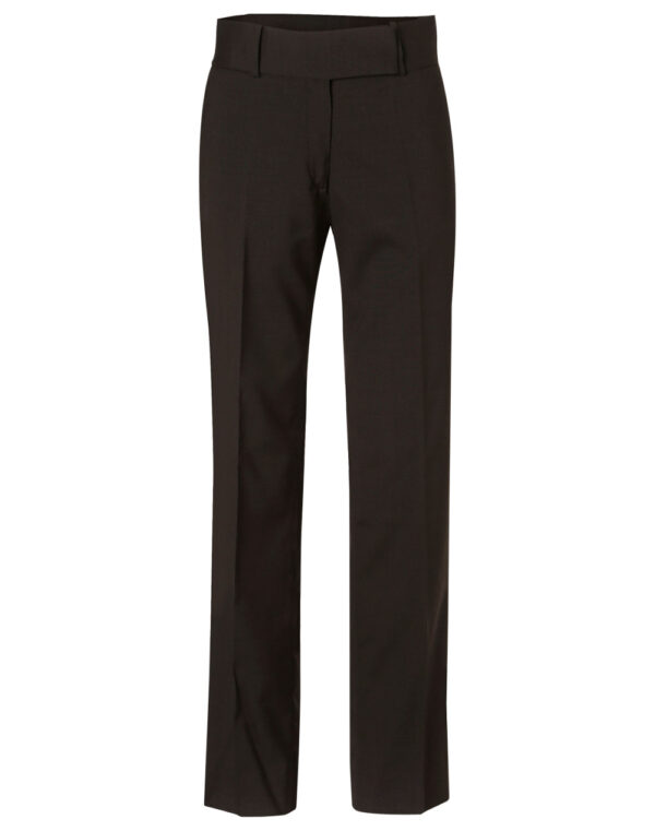 Women's Wool Blend Stretch Low Rise Pants - Image 4