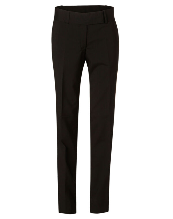 Women's Wool Blend Stretch Low Rise Pants - Image 5