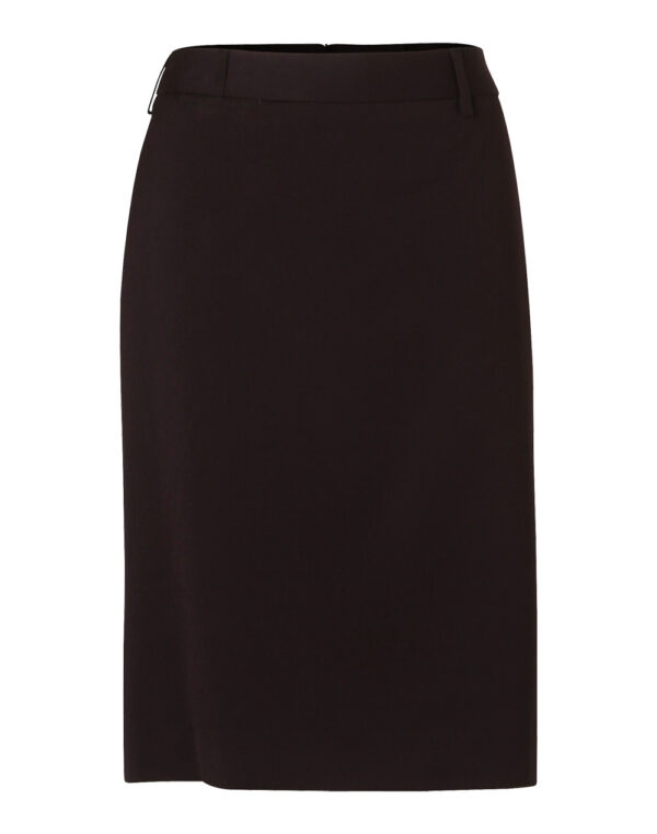 Women's Poly/Viscose Stretch Mid Length Lined Pencil Skirt - Image 5