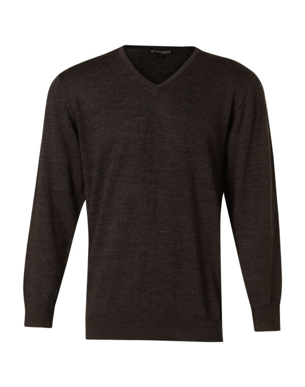Men's V Neck Long Sleeves Jumper - Image 4