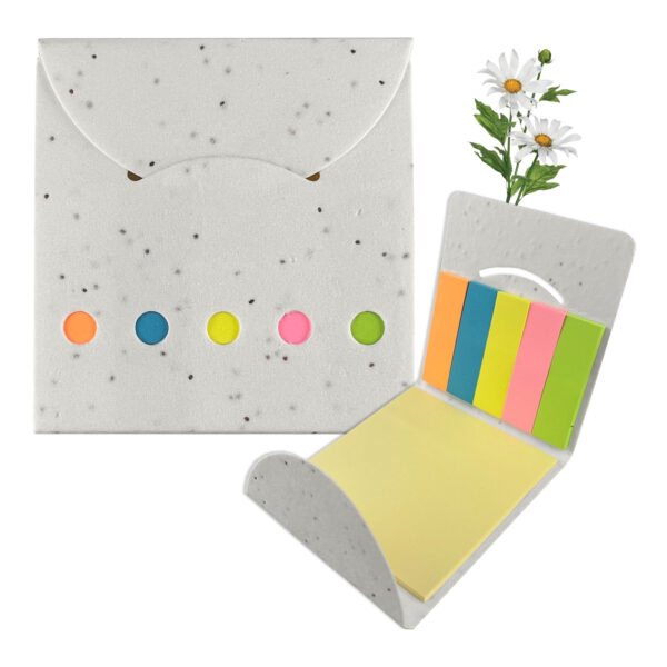 Daisy Seed Sticky Note Pad - Image 2