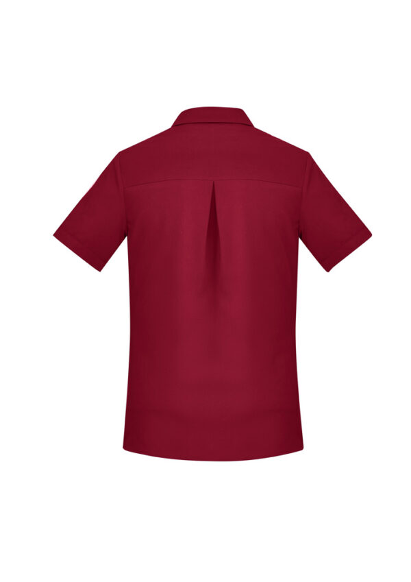 Womens Florence Plain Short Sleeve Shirt - Image 5