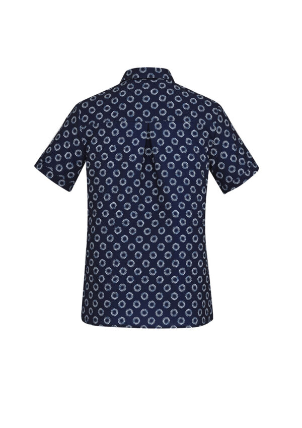 Womens Florence Daisy Print Short Sleeve Shirt - Image 7