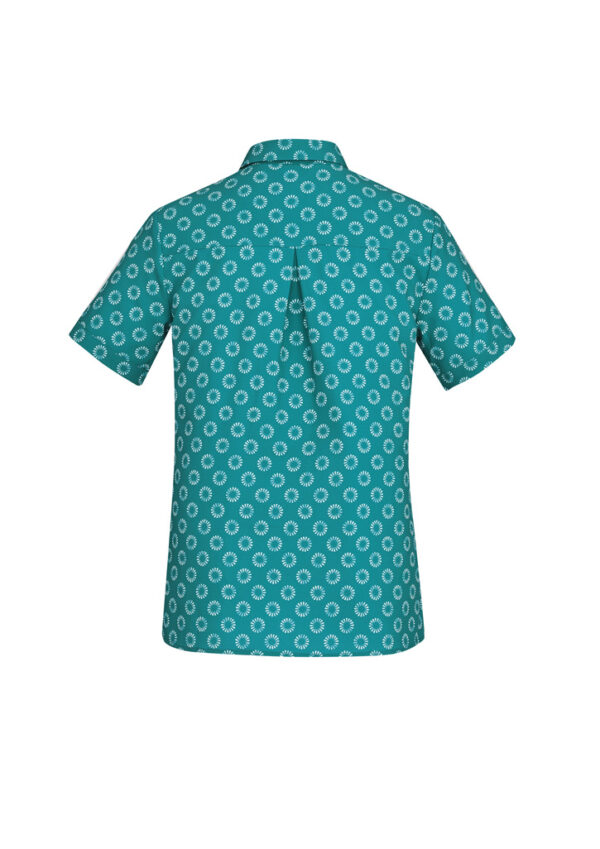 Womens Florence Daisy Print Short Sleeve Shirt - Image 11