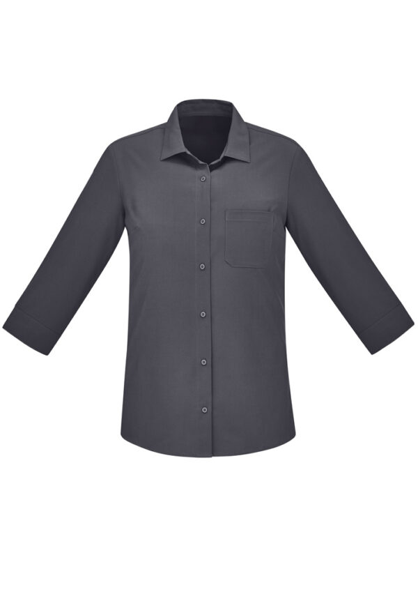 Womens Florence Plain 3/4 Sleeve Shirt - Image 20