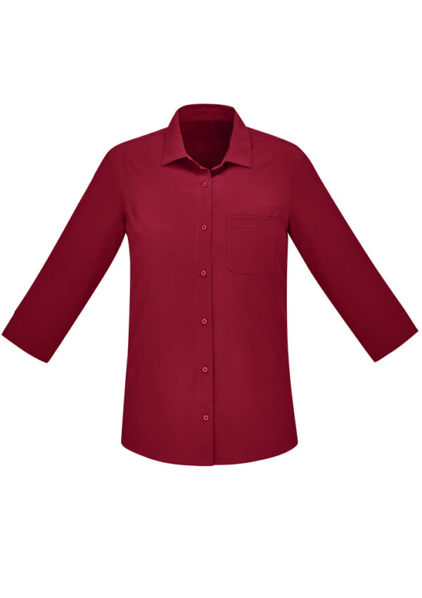 Womens Florence Plain 3/4 Sleeve Shirt - Image 17