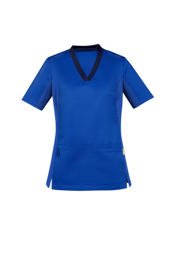 Womens Riley Stretch Scrub Top - Image 6
