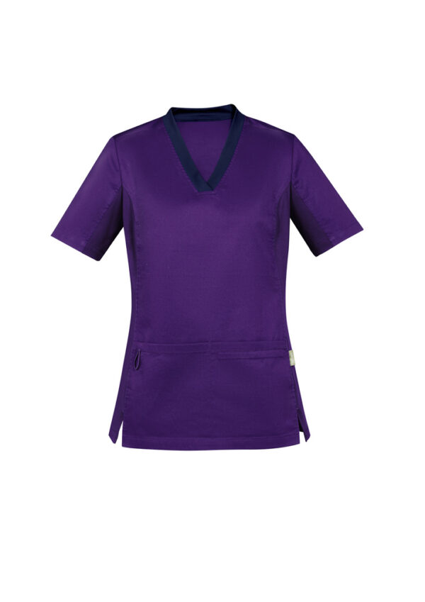 Womens Riley Stretch Scrub Top - Image 14